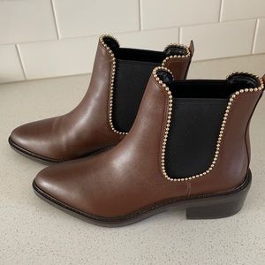 Coach Bowery Chelsea leather bootie